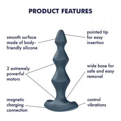 Satisfyer Plugs Satisfyer Lolli Plug 1 Gris -SexToys Soldes Boutique satisfyer lolli plug 1 gris 4