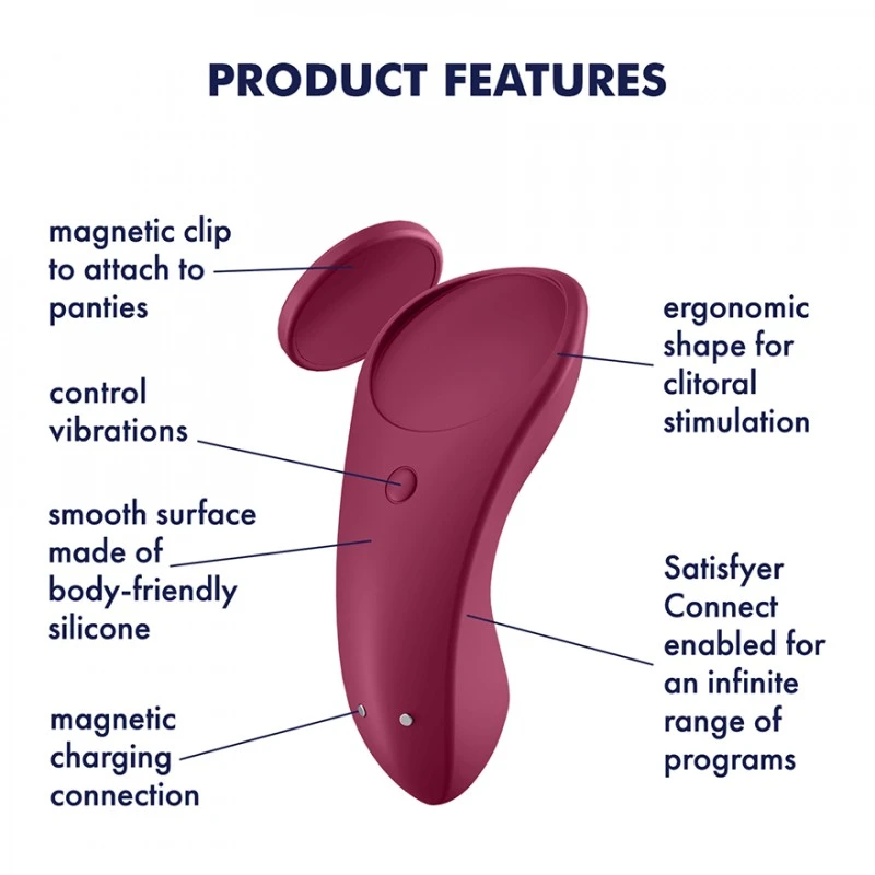 Culotte Vibrante Connectée Satisfyer Sexy Secret 6 Culotte Vibrante Connectée Satisfyer Sexy Secret – Image 6