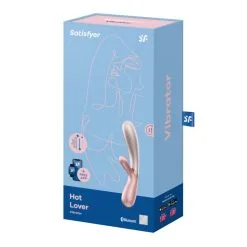 Satisfyer Hot Lover Vibromasseur Rabbit Chauffant Connecté Rose 11 Satisfyer Hot Lover Vibromasseur Rabbit Chauffant Connecté Rose -SexToys Soldes Boutique satisfyer vibromasseur rabbit hot lover rose 5