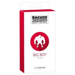Secura Kondome Préservatifs Big Boy Boîte De 12