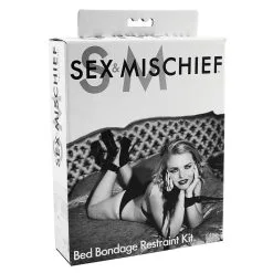 Sex & Mischief Attaches De Lit Bondage Sans Barreaux -SexToys Soldes Boutique sex mischief bed bondage restraint kit 4