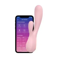 Mono Flex Rose Satisfyer Vibromasseur Rabbit Connecté