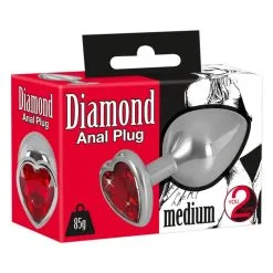 You 2 Toys Plug Anal Diamond Medium -SexToys Soldes Boutique you2toys diamond anal plug m 4